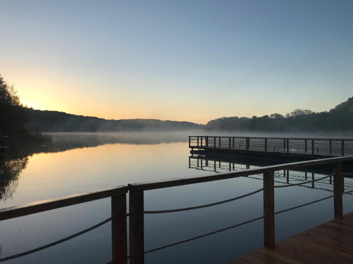 Ostrzycki Las Domki Nad Jeziorem -Balia-Sauna-Prywatny Pomost Pierszczewo Экстерьер фото