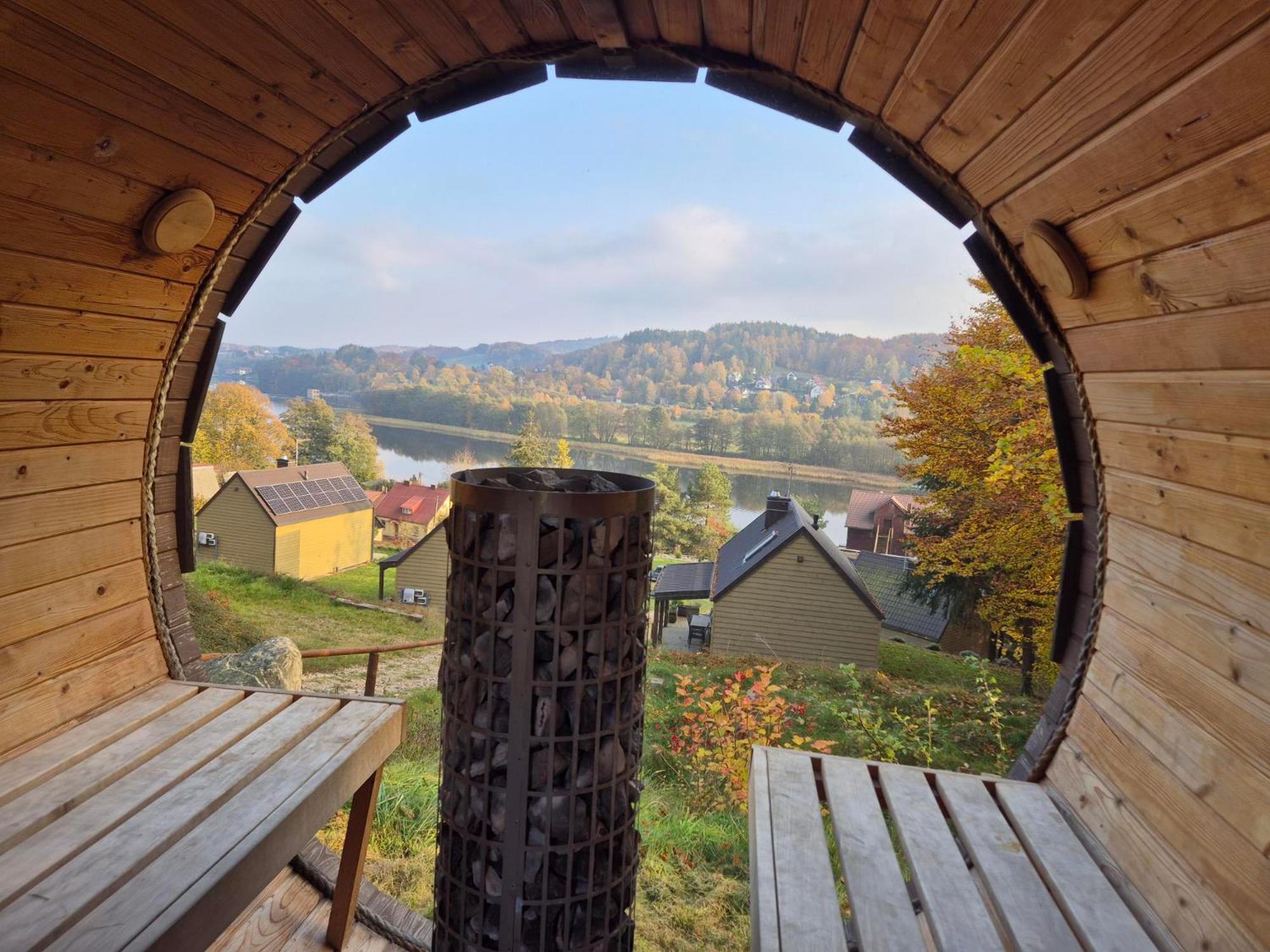 Ostrzycki Las Domki Nad Jeziorem -Balia-Sauna-Prywatny Pomost Pierszczewo Экстерьер фото